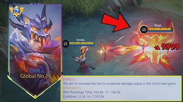 FINALLY CLINT NEW UPDATE BUFFED!!😱🔥 CLINT MASSIVE BUFF IS BACK TO META?! ( UNLI ULTIMATE!! ) - MLBB