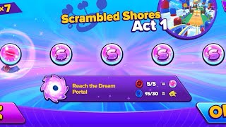 Sonic Dream Team Gameplay (Scrambled Shores Act 1: Red Rings and S Rank)