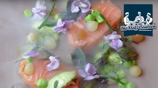 Adam Handling creates salmon, lamb and a chocolate recipe