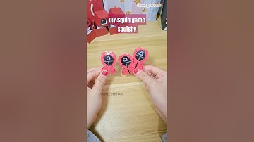 DIY squid game squishy #shorts #diy #craft #squidgame