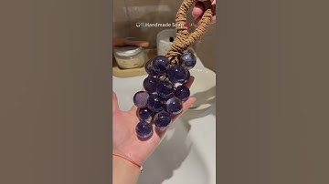 DIY Viral Grape Soap #diysoap #grapesoap #asmr #DIY #girly