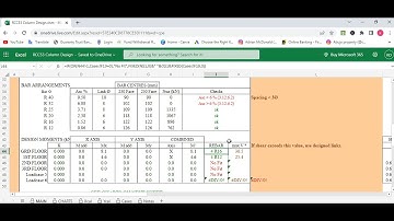 protastructure tutorial: how to design column using excel spreadsheet