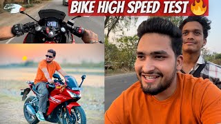 Bike High Speed Test 🔥| Daily Vlogs | All Rounder Boy ASR | Ropar