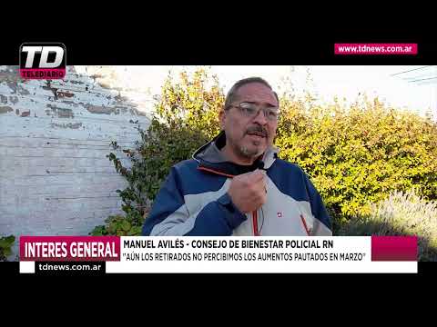 MANUEL AVILES   AÚN LOS RETIRADOS NO PERCIBIMOS LOS AUMENTOS PAUTADOS EN MARZO 18 07 2022