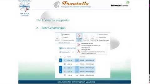 SharePoint PDF and OCR Converter - Overview