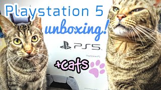 Unboxing with Cats! PS5 FINALLY!