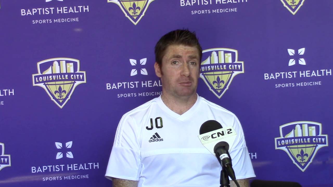 Louisville City FC coach James O'Connor's weekly press conference citycell