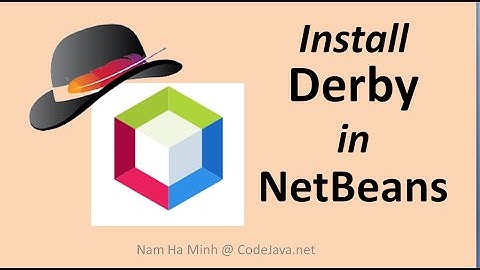 Cómo instalar la base de datos Derby en NetBeans