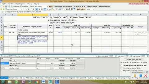 Bóc khối lượng đào đất móng