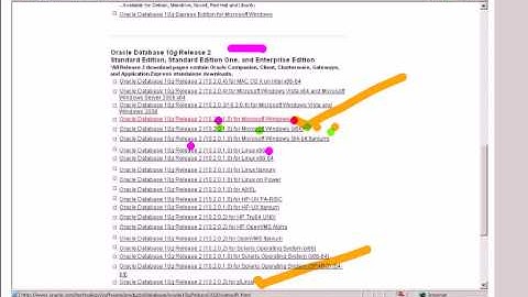 oracle 10g database installation under windows xp 1/4