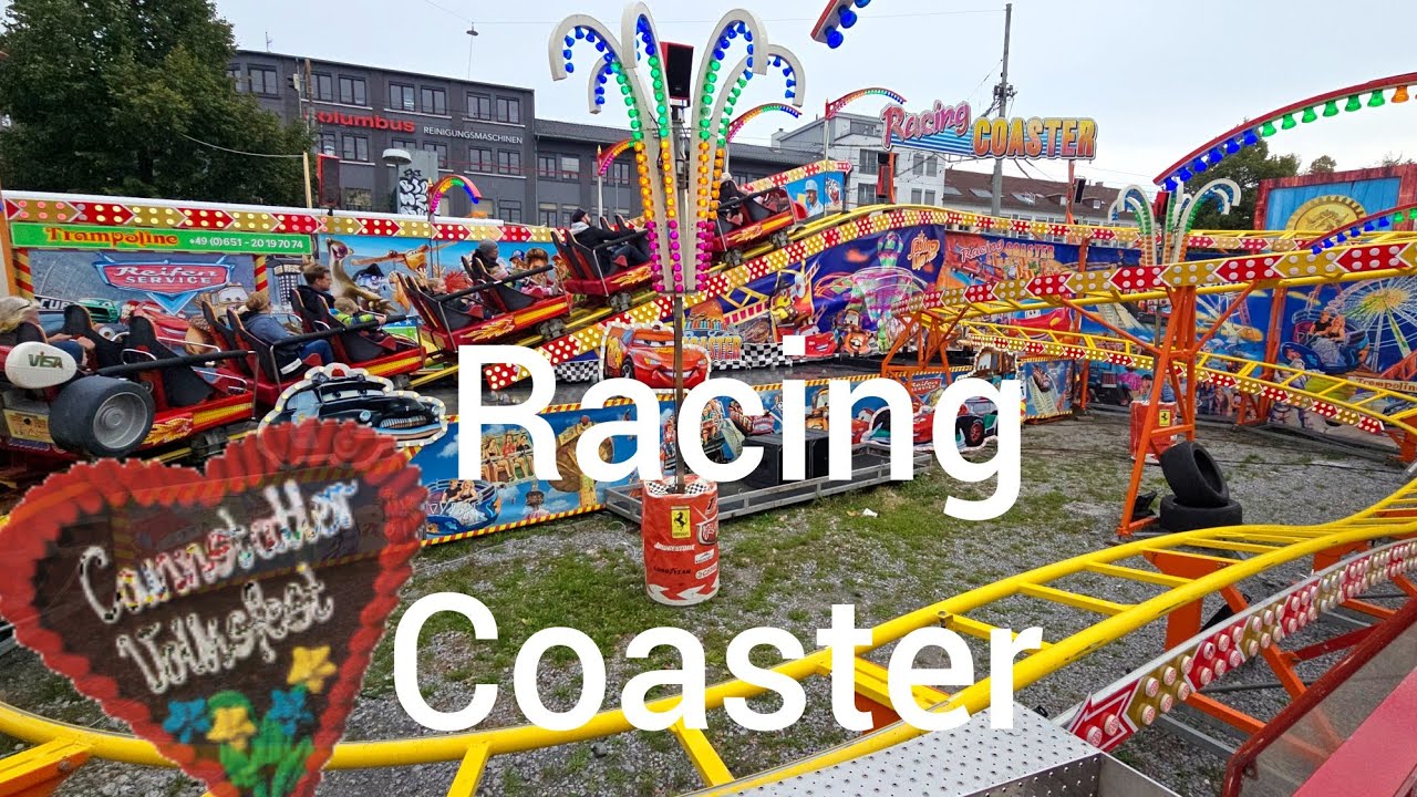 Racing Coaster Hartmann Kinder Achterbahn im Formel 1 Stil Cannstatter Wasen 