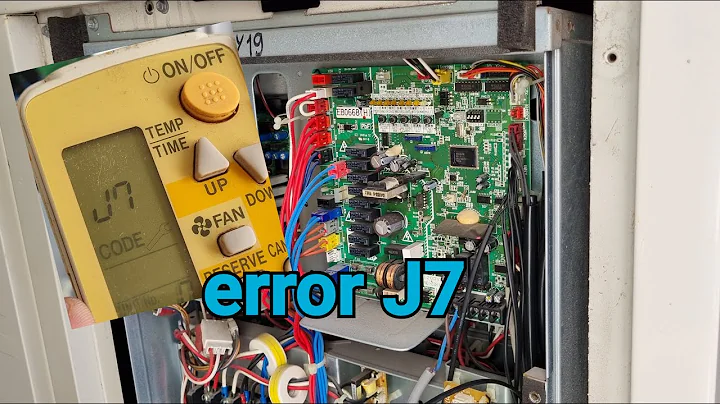 How to fix error J7 | VRV3