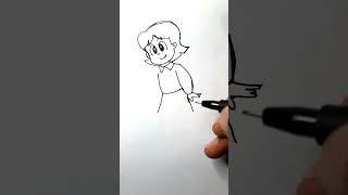 Drawing Midori Easy | Hagemaru #shorts