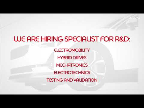We are hiring specialist for R&D