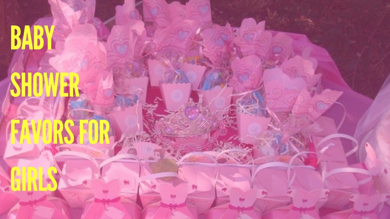 Baby Shower Favors For Girls - YouTube