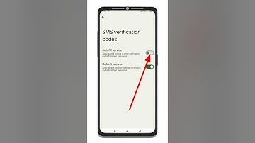 How to enable SMS verification code autofill service | Sms Verification Autofill on Poco #shorts