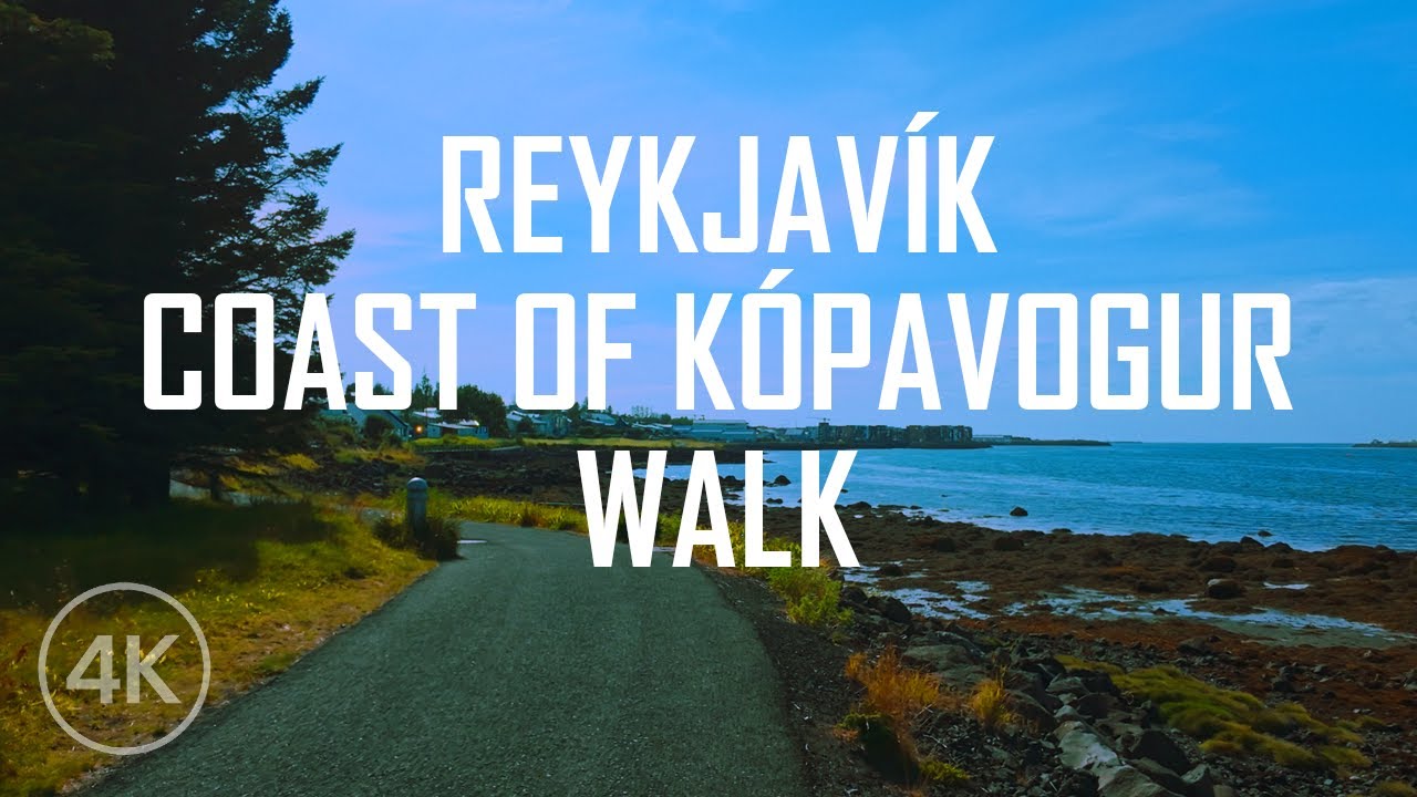 Walking In RARE 23°C Day in Iceland – KÓPAVOGUR Coast Walk | 4K — Kopavogur — video poster