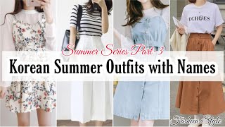 Korean summer outfits with names/Types of summer dresses with names/Summer outfit ideas for girls