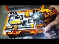 Ingco gun impact wrench 400nm and 850nm with two battery