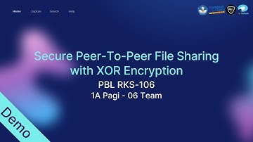 Demo Secure Peer-To-Peer File Sharing with XOR Encryption (PBL RKS-106 1A Pagi - 06 Team)
