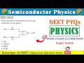 NEET 2015 Logic Gate | NEET Physics | Semiconductor Electronics | Class 12 Physics | NEET PYQ Series