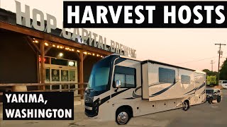 Hop Capital Brewing, Valley Brewing Co. & Harvest Hosts Review. Breweries in Yakima, WA #travelvlog