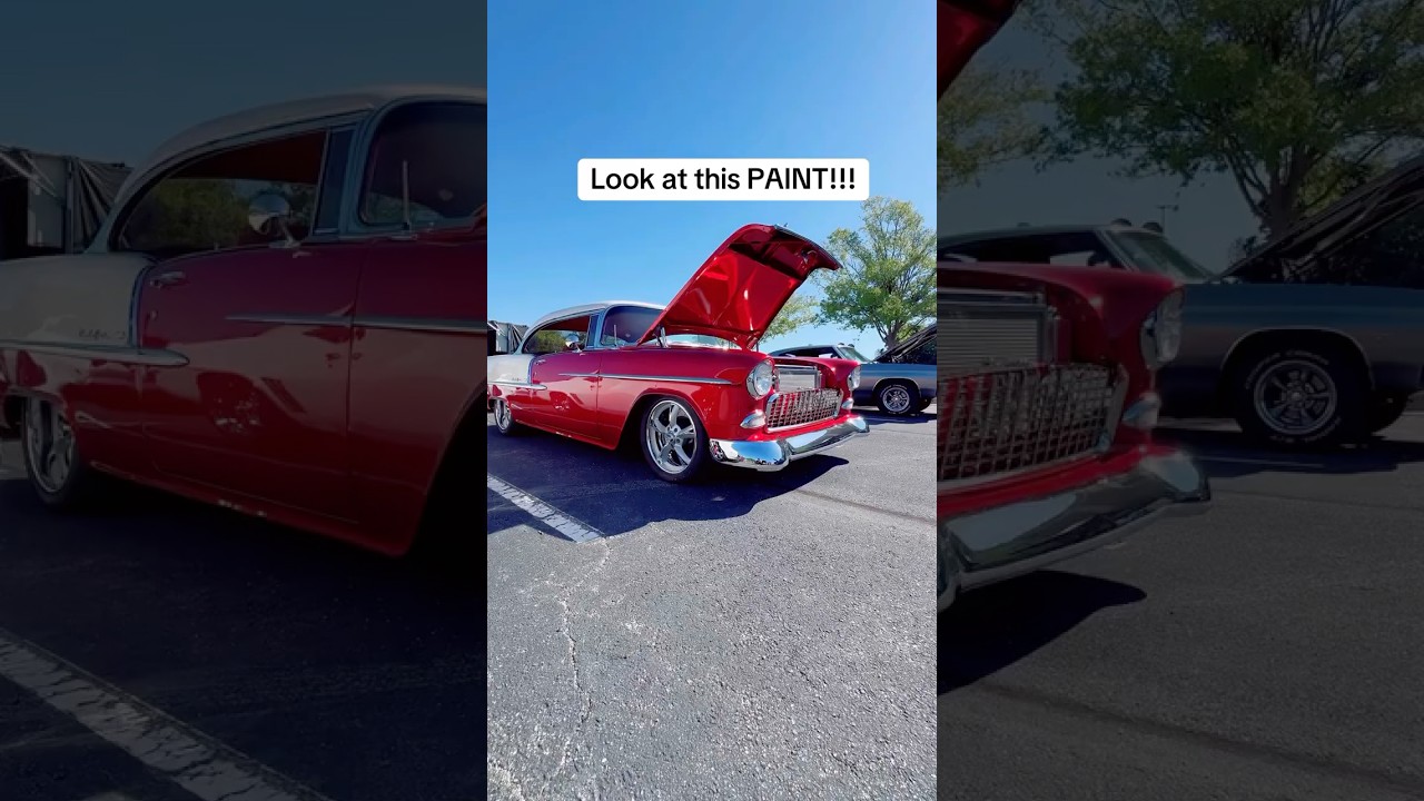 Look at the paint on this Chevy BelAir!! #chevybelair #belair #meandcarkeys