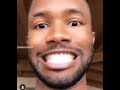 stan twitter: frank ocean smiling then straight face