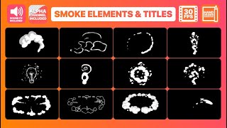 Flash FX Smoke Elements And Titles Motion Graphics Templates
