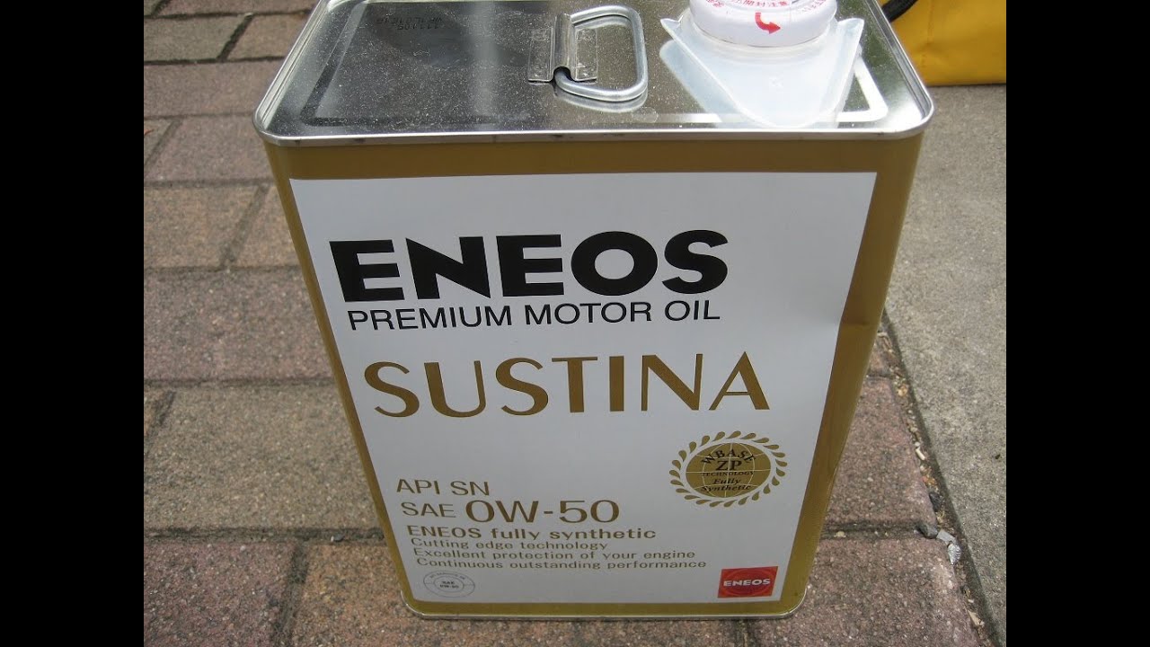 Diy No 007 エンジンオイルを交換 Eneos Sustina 0w 50 Youtube Diy No 007 エンジンオイルを交換 Eneos Sustina 0w 50 Youtube