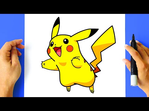 Video: Kuinka Piirtää Pikachu