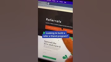Looking to build a refer a friend program? #smallbusiness #marketingtips #startuptips