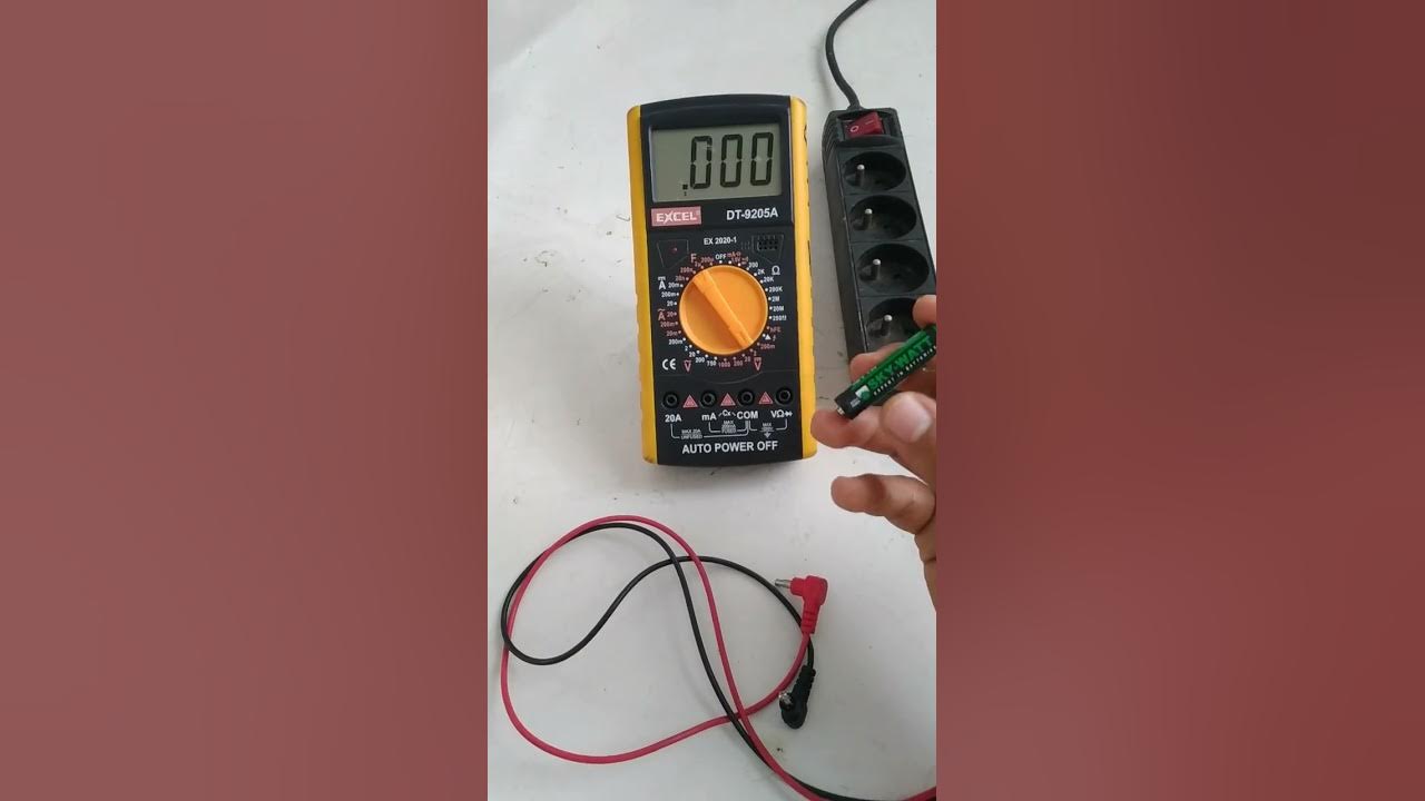 Explication du multimètre / Explanation of multimeter / شرح ملتيميتر