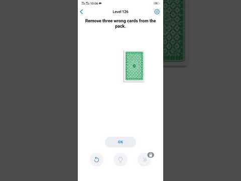 Easy game level 126 Remove three wrong cards from the pack walkthrough solution