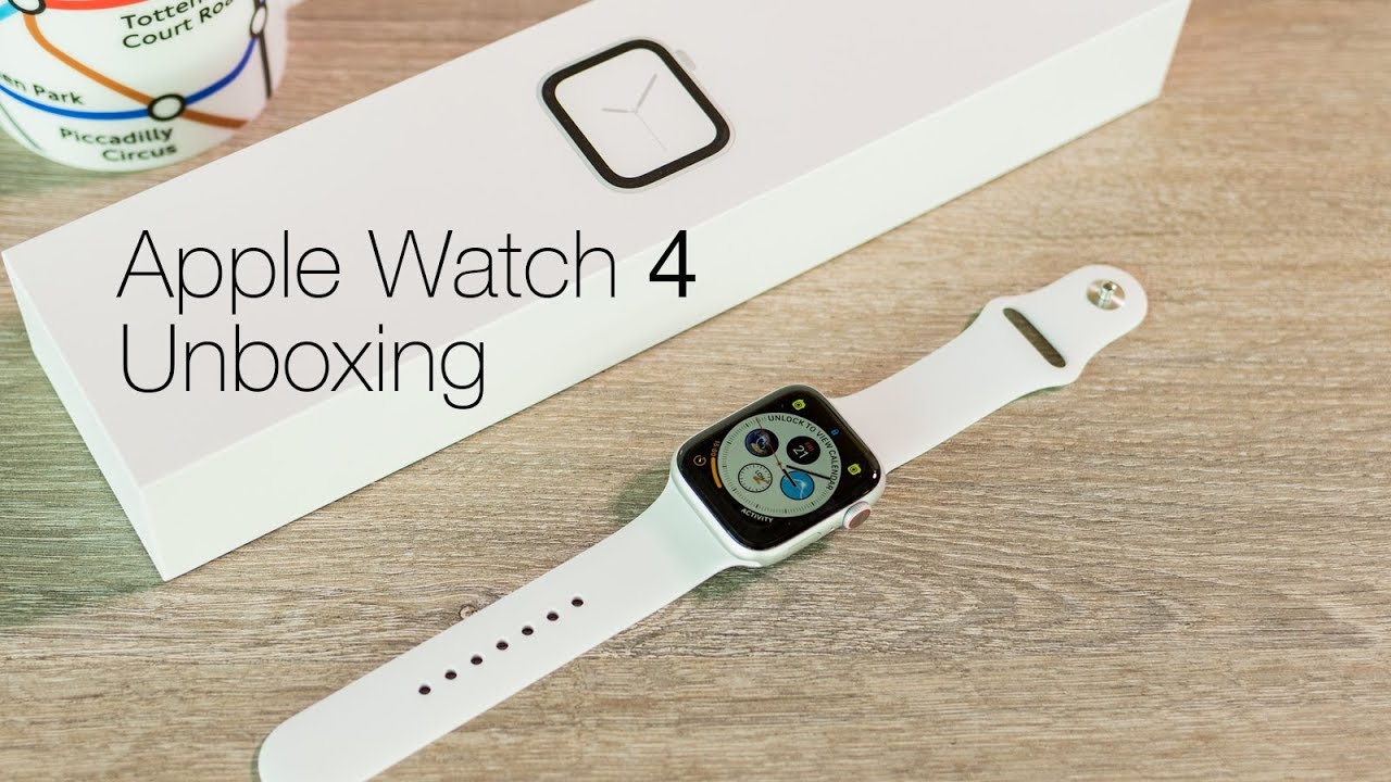 Apple Watch Series 4 unboxing, set-up 