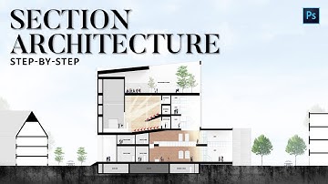 Section Rendering In Photoshop for Architects [Step-by-Step]