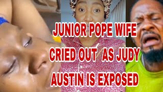 JUNIOR POPE WIFE CRIED OUT AS JUDY AUSTIN IS EXPOSED