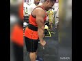 Terry blitzing zainals triceps