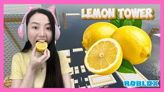 Lemon Eating Challenge at Lemon Tower - Roblox Indonesia