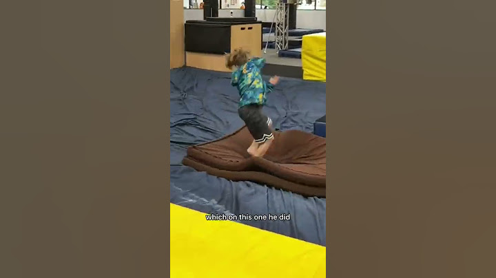 11-jarige maakt dubbele backflip! Mijn leerling Parker Zebell