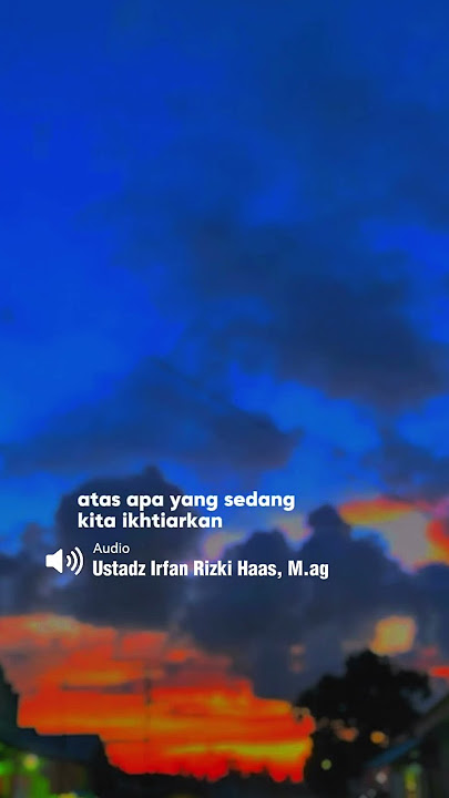 Ceramah motivasi @ustadz irfan rizki has