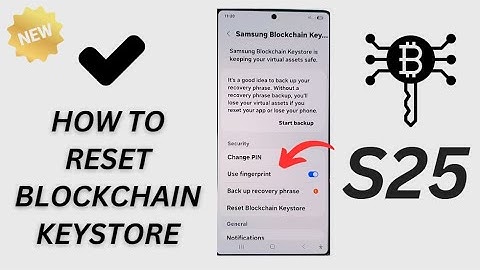 🛡️ Secure Your Blockchain Keystore: Enable or Disable Fingerprint Unlock on Galaxy S25/S25+/Ultra 🔥