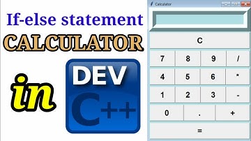 Simple Calculator using If-Else statement!!!