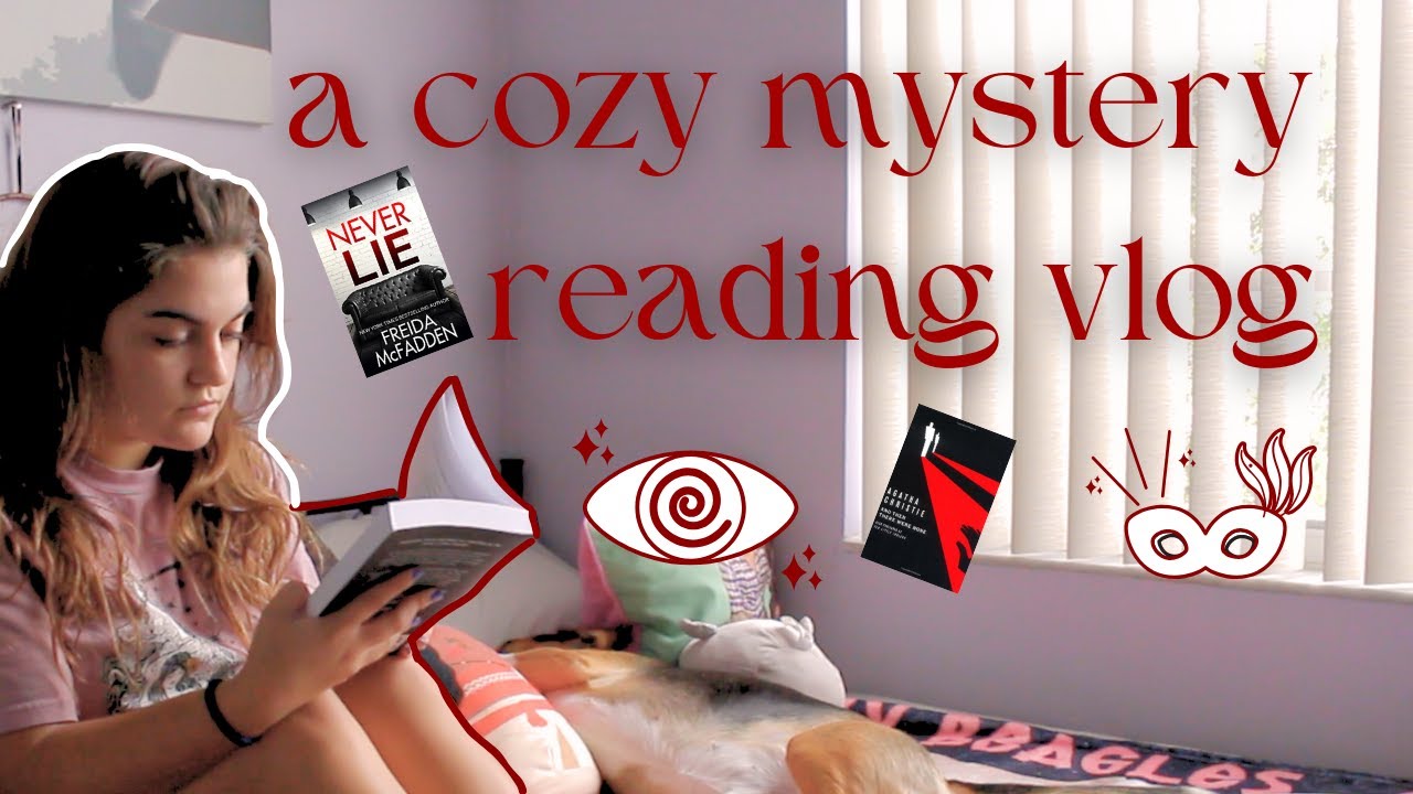 a cozy mystery reading vlog *spoiler free* (mystery, thriller) - YouTube