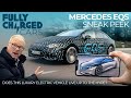 Mercedes EQS Sneak Peek: Does this luxury electric vehicle live up to the hype? | Fully Charged CARS