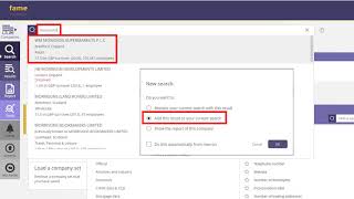FAME: peer analysis screenshot 5