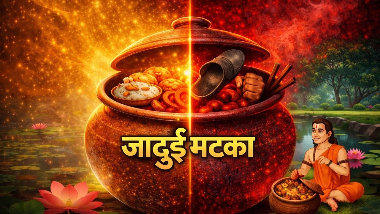 जादुई मटका।Jadui Matka।Hindi Kahani।Cartoon Story।Moral Story।@cartoonkathaas