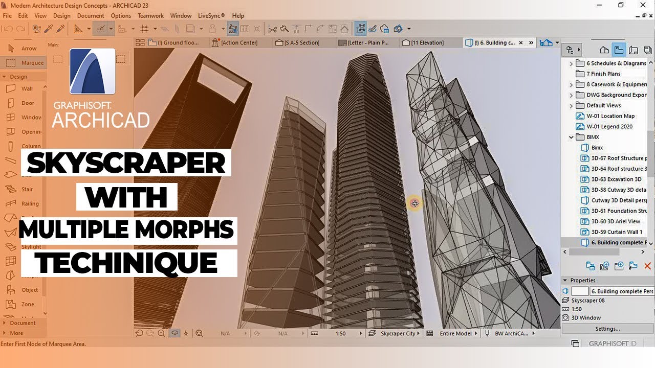 Morphing Skyscraper 01 Concept Technique - YouTube