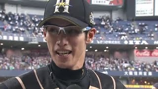 2016年9月26日 北海道日本ハム・陽選手ヒーローインタビュー