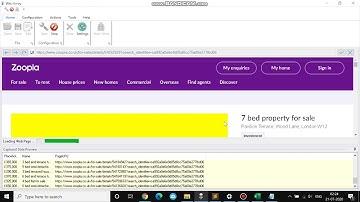 Property Details and Images scraping from Zoopla using Webharvy